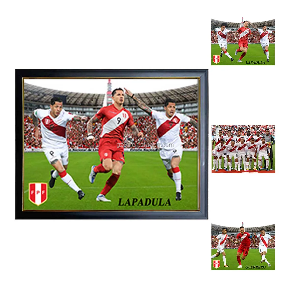 Wholesale and Custom 3d Lenticular picture frame Anime Poster for Promotion Gift