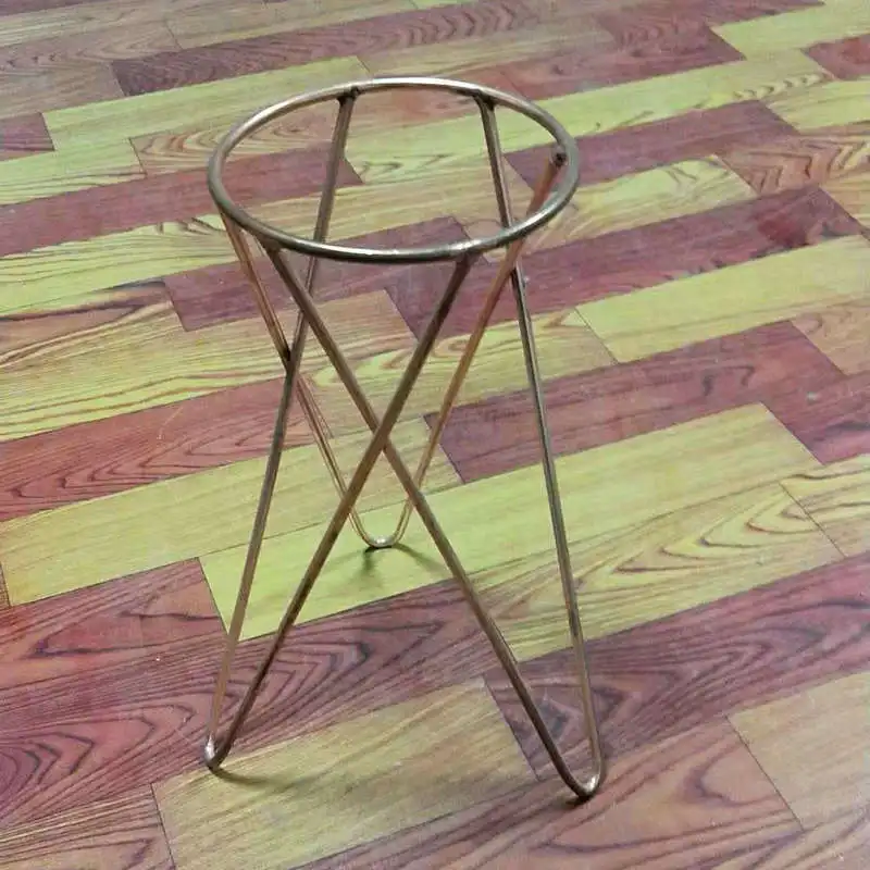 Green Plant Iron Pot Home Decoration Design Iron Flower Stand Metal Flower Pot Flower Bucket Hotel Wedding Decoration