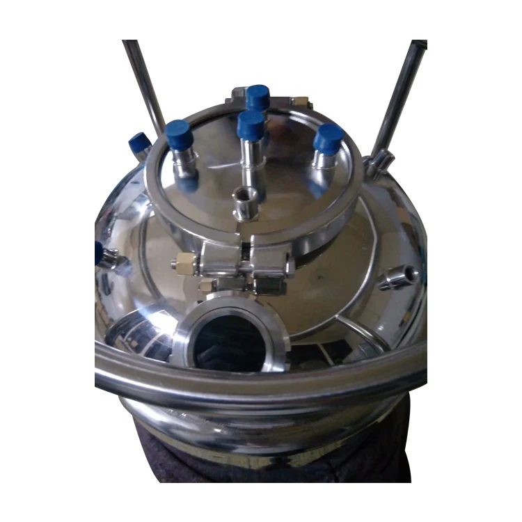 Stainless Steel 250 lbs jacketed tank with cooling coil use for falling film