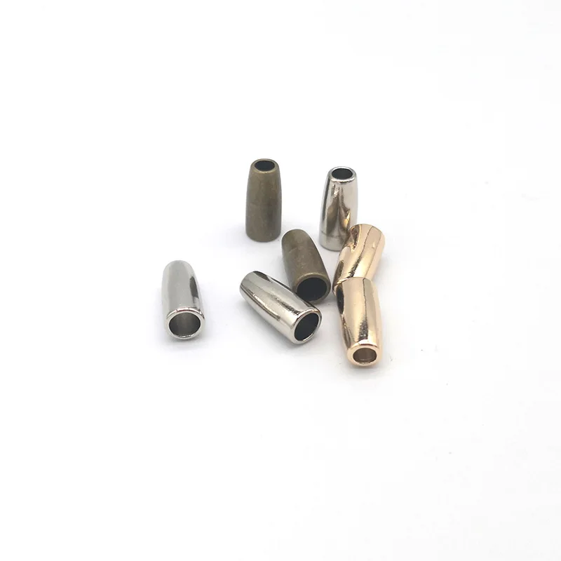 Fashion spring taper end rope clasp endings connector drawstring cord ends stopper