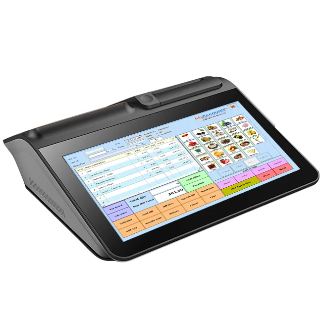 Wholesale pos system window 10 pos tablet touch screen pos terminal built in printer
