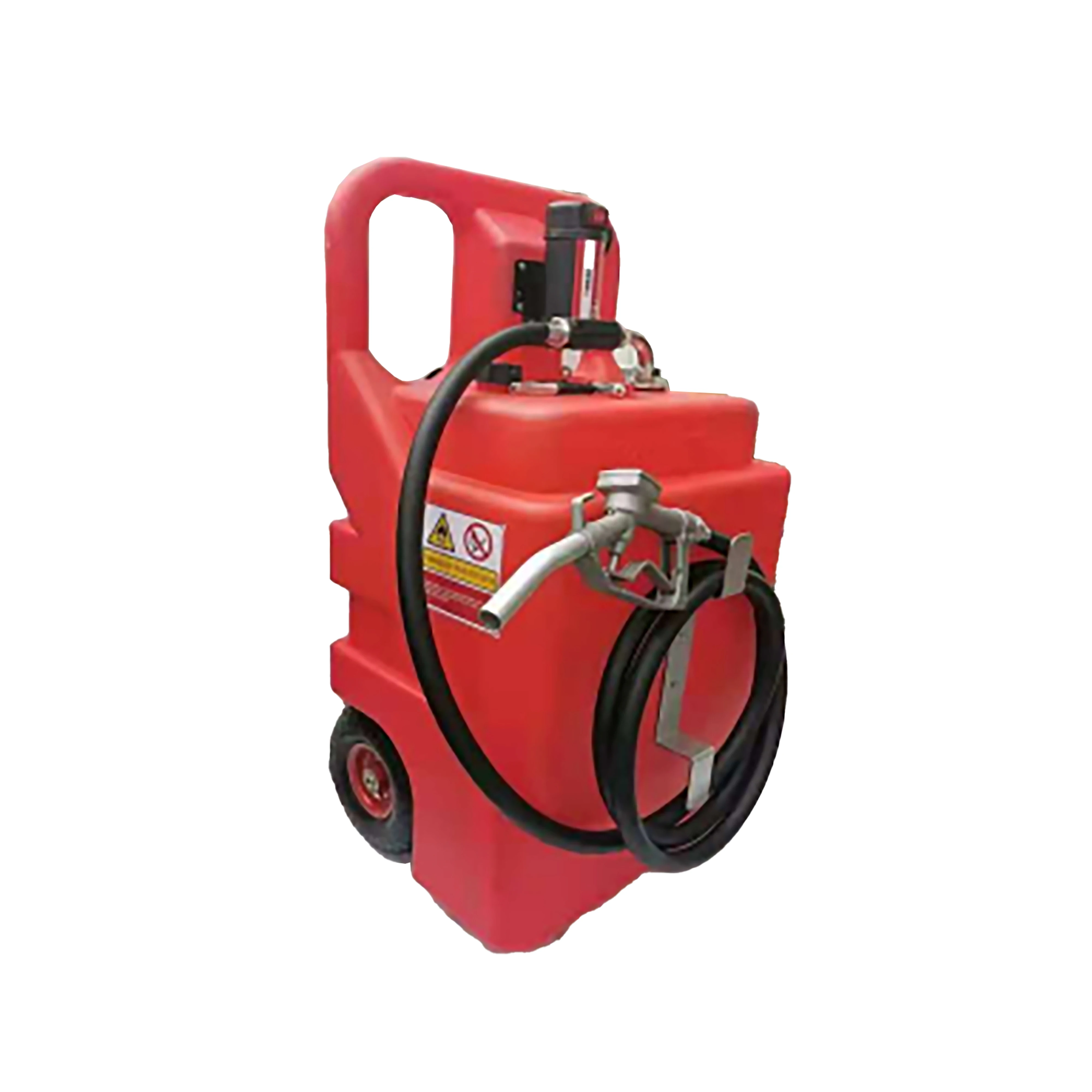 120 Litre Red Portable Plastic Fuel Tank With Electric Oil Pump