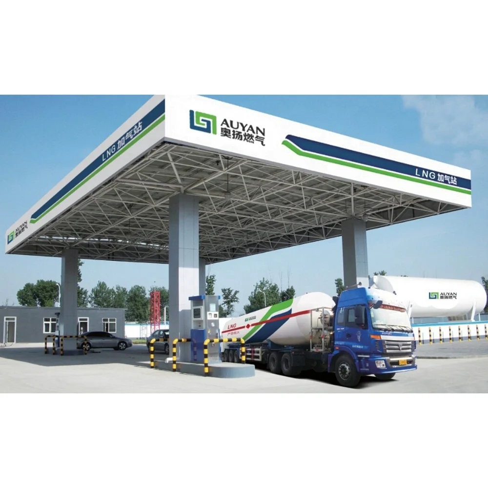 Skid-mounted LNG Tank Automobile Filling Station with Complete Equipment