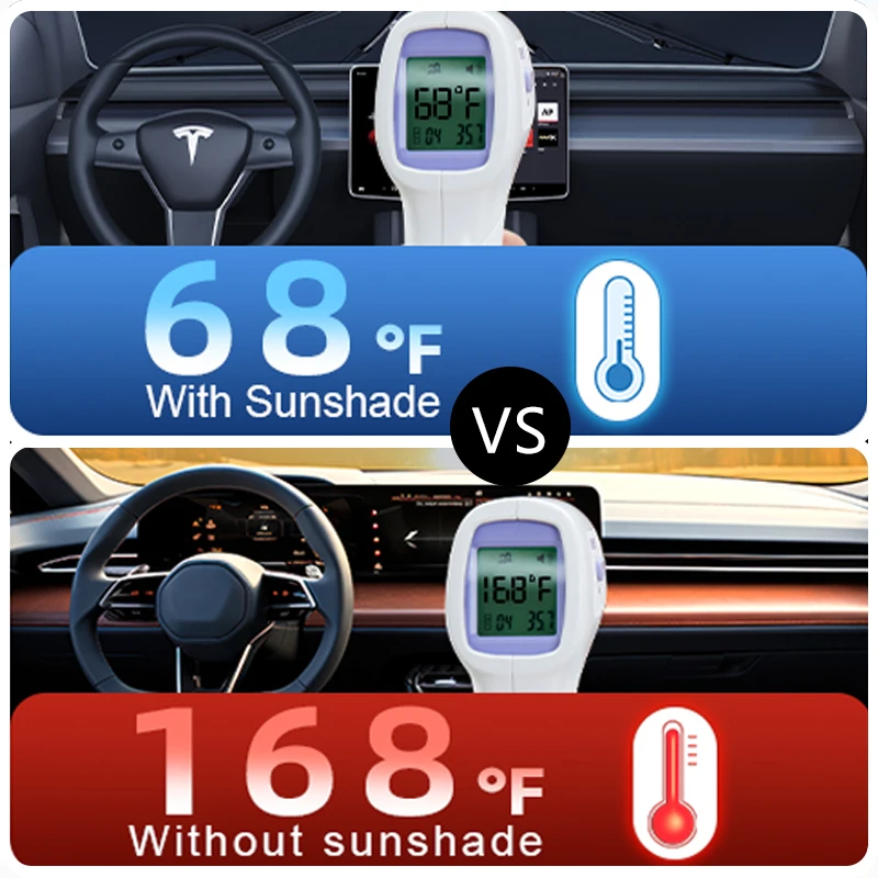 Personalized customization Portable High Quality   Sunscreen Umbrella type Car  Front Windshield Car sunshade