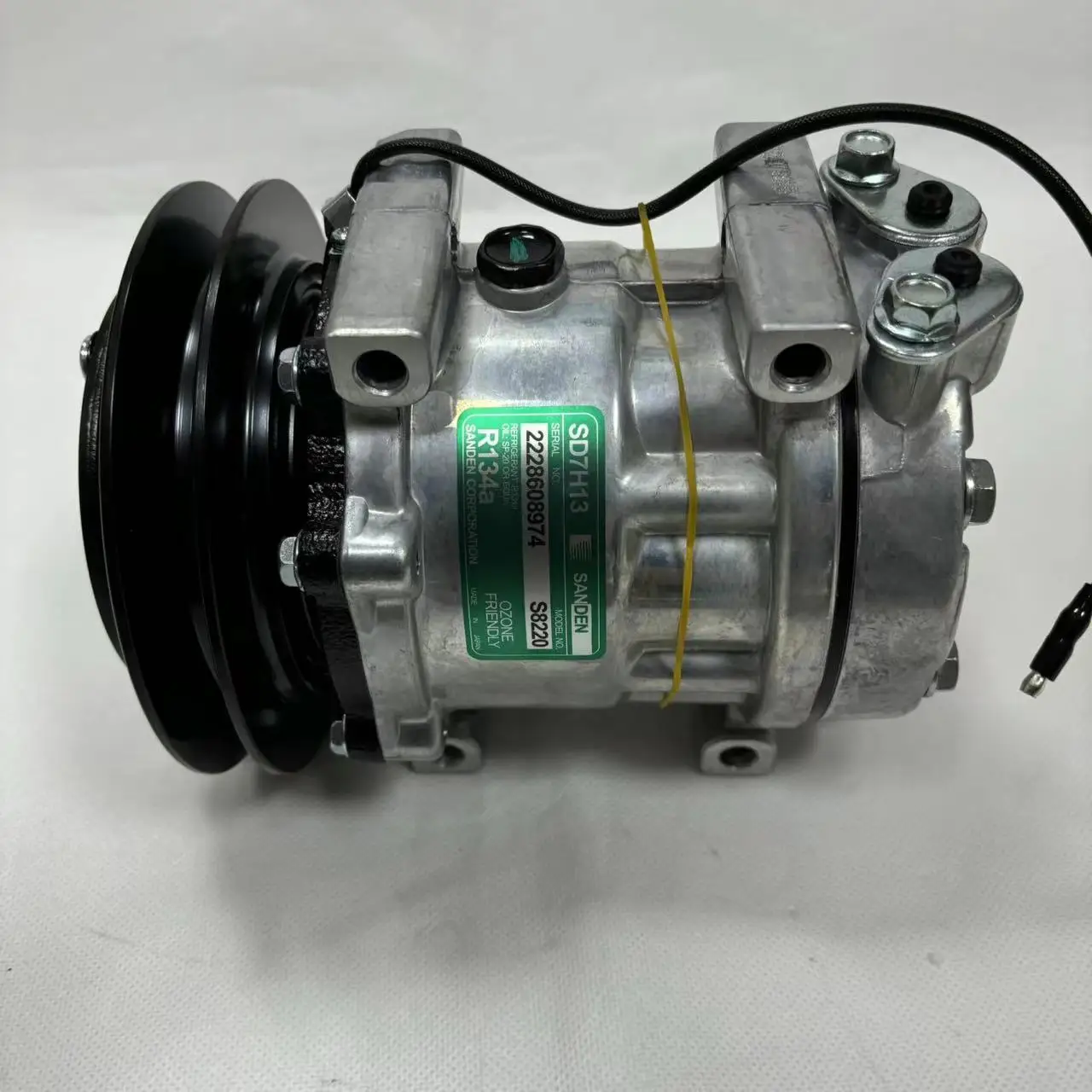 compressor excavator air conditioning pump SD7H13 SK200-8 SK200-10 SK200SR SK235SR SK135SR SK250LC YX91V00001F1 YX91V00001F