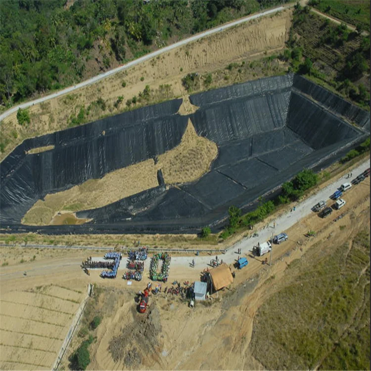 Водонепроницаемый Гладкий геомембран для пруда