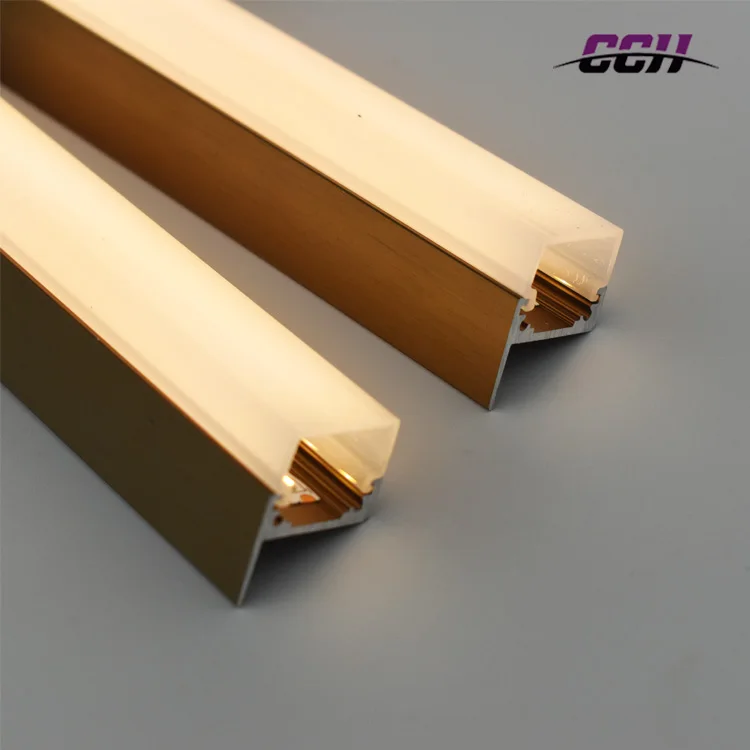 Kitchen cabinet Shelf Lighting led aluminum light bar for Kitchen cabinet Three-sided Luminous wine showcase