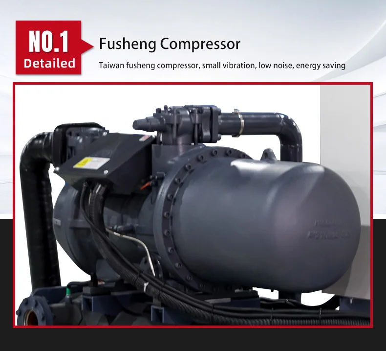 Pengqiang ZiLi 260HP High Quality Factory Hot Sell CE Standard Water Cooled Industrial Screw Chiller PQ-ZL260S