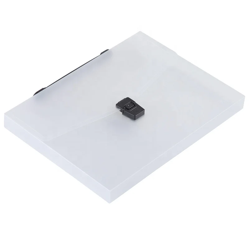
A4 Size Plastic Logo Document Case Storage Folder Stationery Archive Box File 