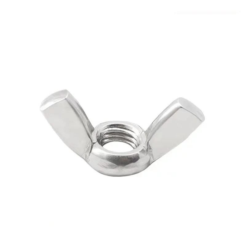 Nuts galvanized butterfly nut DIN315 stainless steel Hand tightening claw butterfly type Yuanbao screw Wing Nut astm