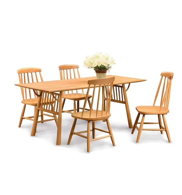 Indian Teak Wood Hand Carved Dining Room Set & Restaurant Furniture, Dining Table & Dining Chair for sale made in China