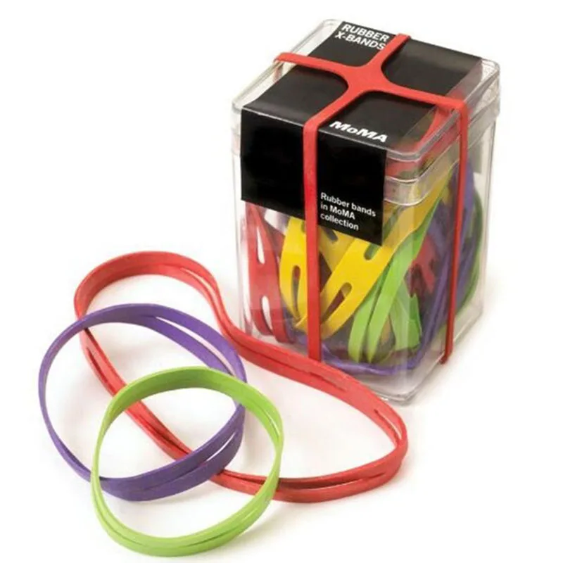 Custom Logo Natural Rubber Cross X H Shape Silicone Rubber Elastic Band For Gift Book Money Packing