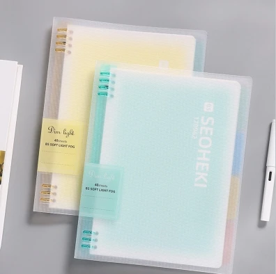 2024 New Sale High Quality Office School Notebook Colorful Loose Leaf Removable Coil Book