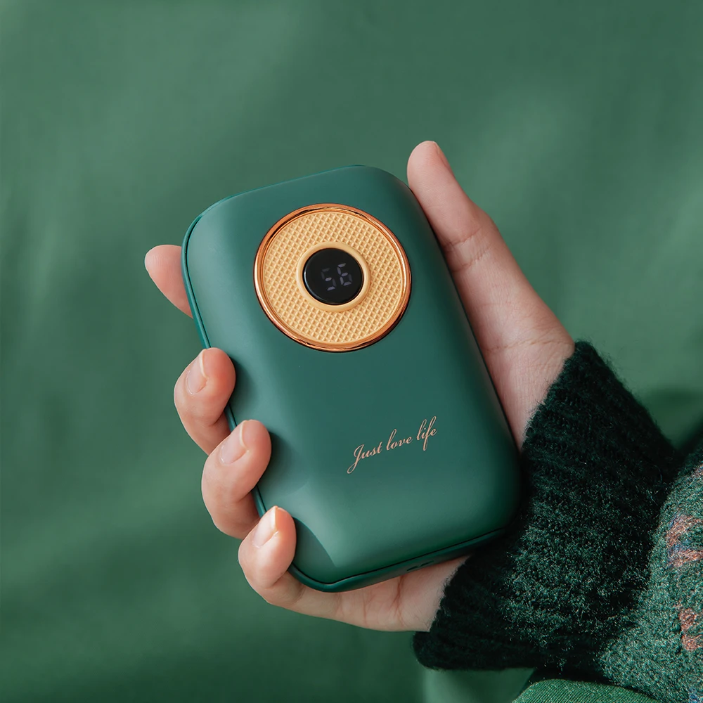 
Ретро стиль мини USB перезаряжаемая зимняя грелка для рук электрическая грелка для рук с ремешком 