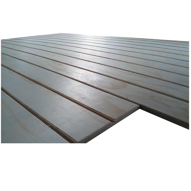 V / U /W shape grooved plywood display wall panels for bathroom ceiling