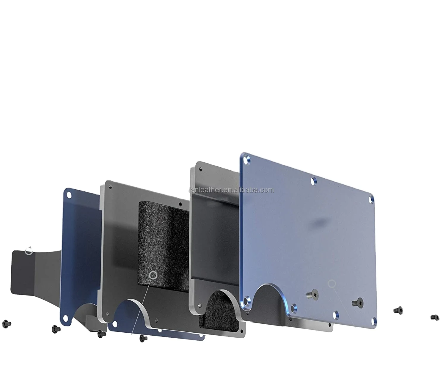 2022 Rfid Metal Bank Credit Card Holder Men Minimalist mini Wallets Slim Thin Tactical Business ID Cardholder Case Purse