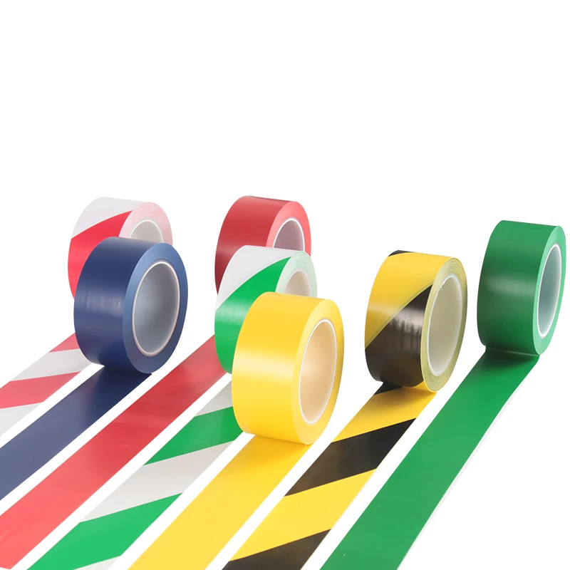 BYSLI Yellow non-Adhesive Underground Customize Printed Safety Barrier Hazard Pvc Warning Roll Tape