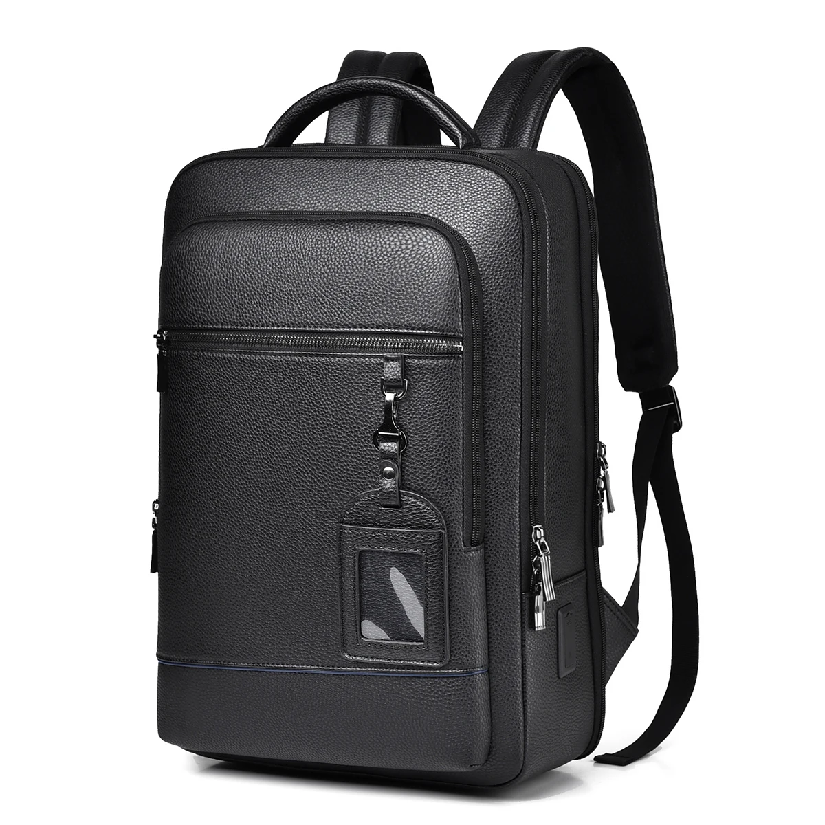 Custom logo with USB college student waterproof business outdoor laptop backpack