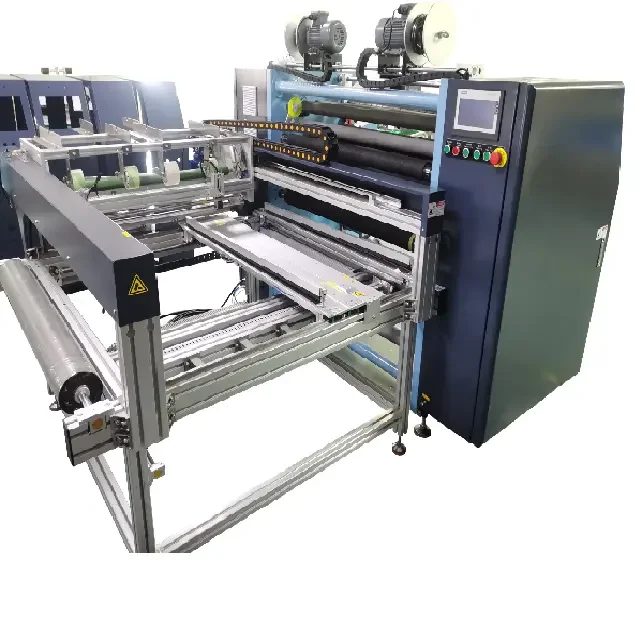 Most Professional Automatic Thermal Card Printer Ribbons Slitting Machine Rewinder turret slitter rewinder