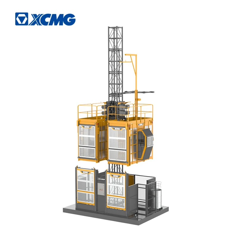 XCMG Official 4 Ton Double Cage Construction Elevator Hoist SC200/200 Lifter For Construction