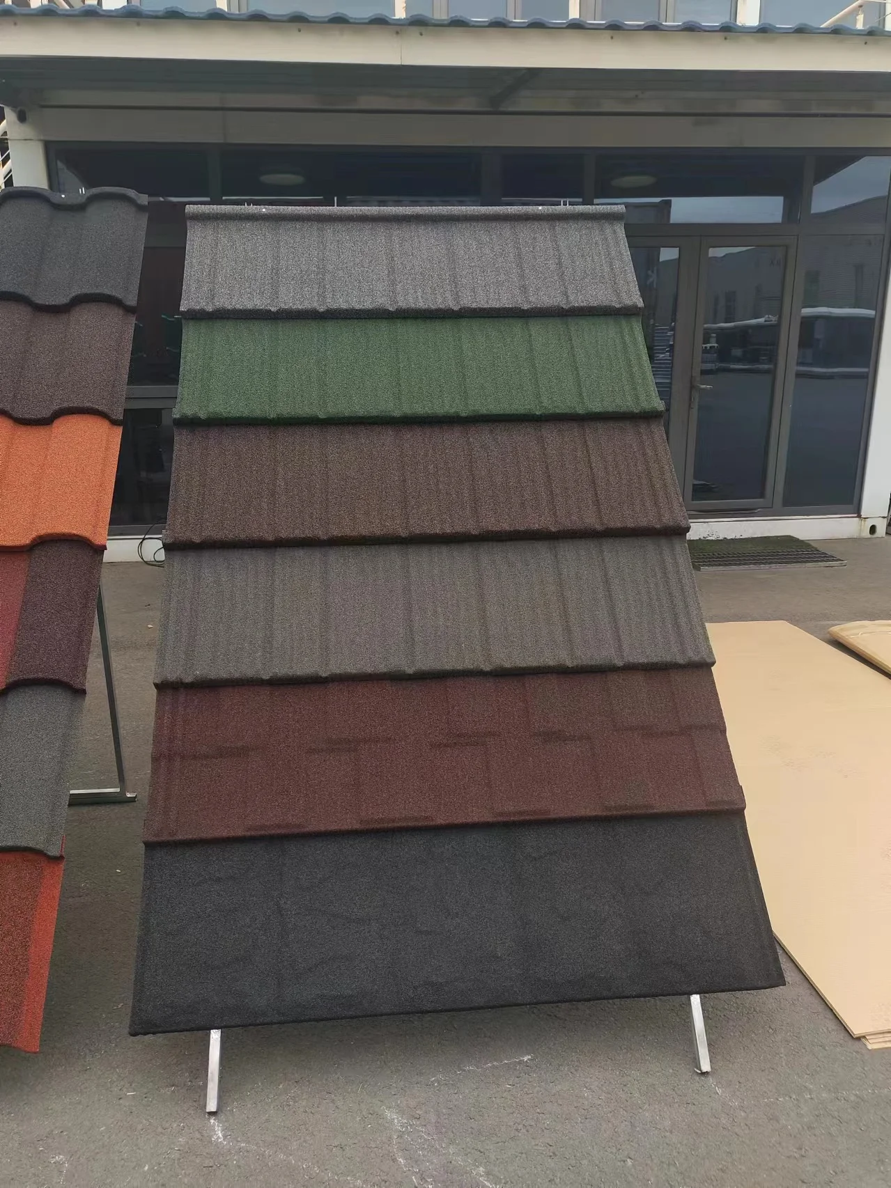 50-year Warranty Stone Coated Metal Roof Tiles Weather Resistant Galvanized Roofing Material Roof Tiles