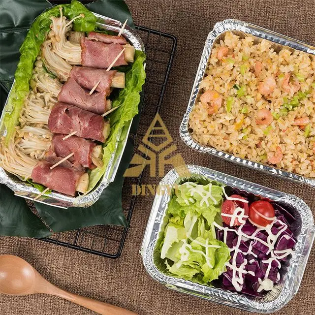 
100ml round disposable food grade factory wholesale price aluminum foil container for restaurant 