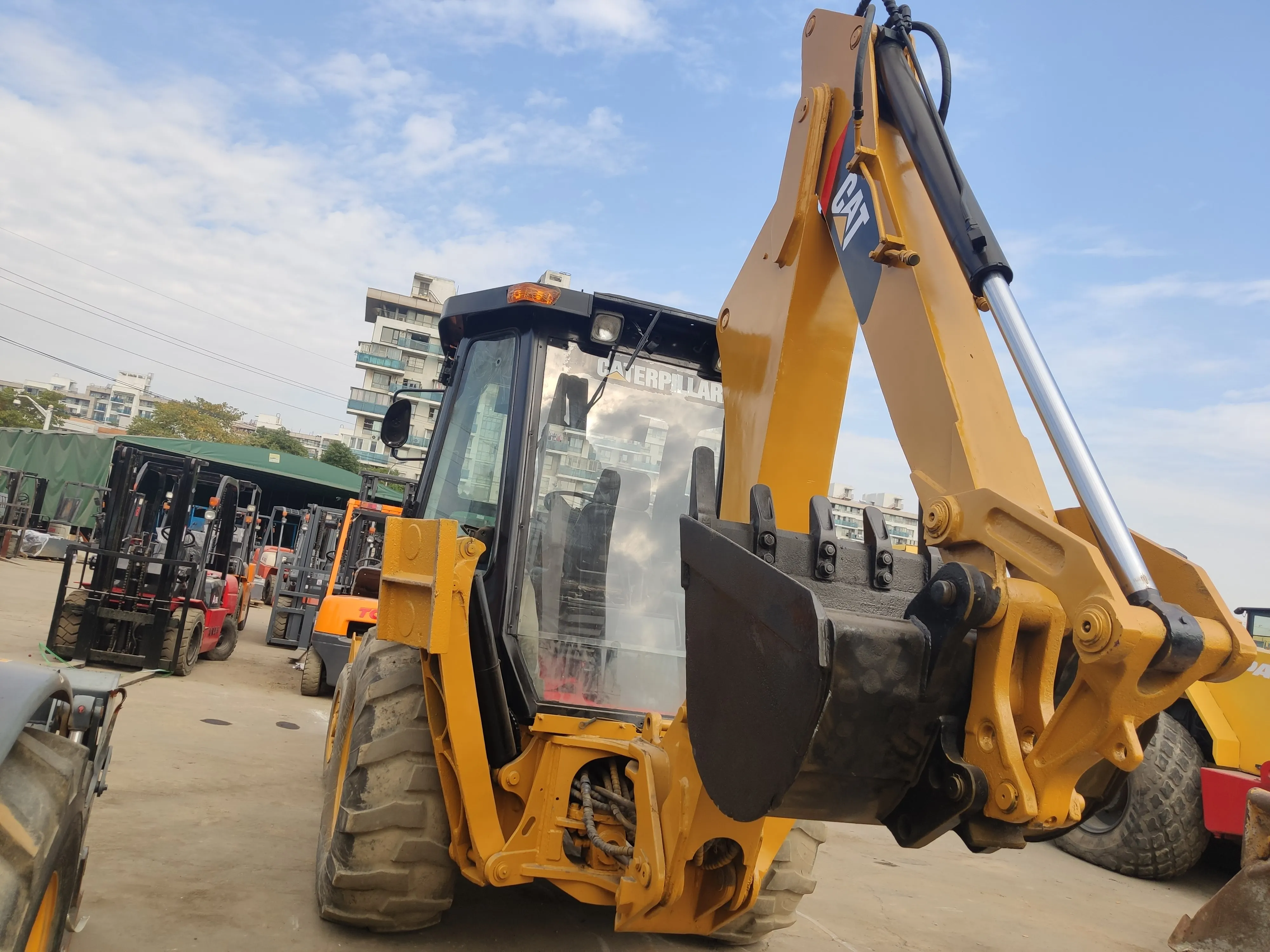 used CAT420F CAT 420F CAT420 420 used backhoe loader on sale