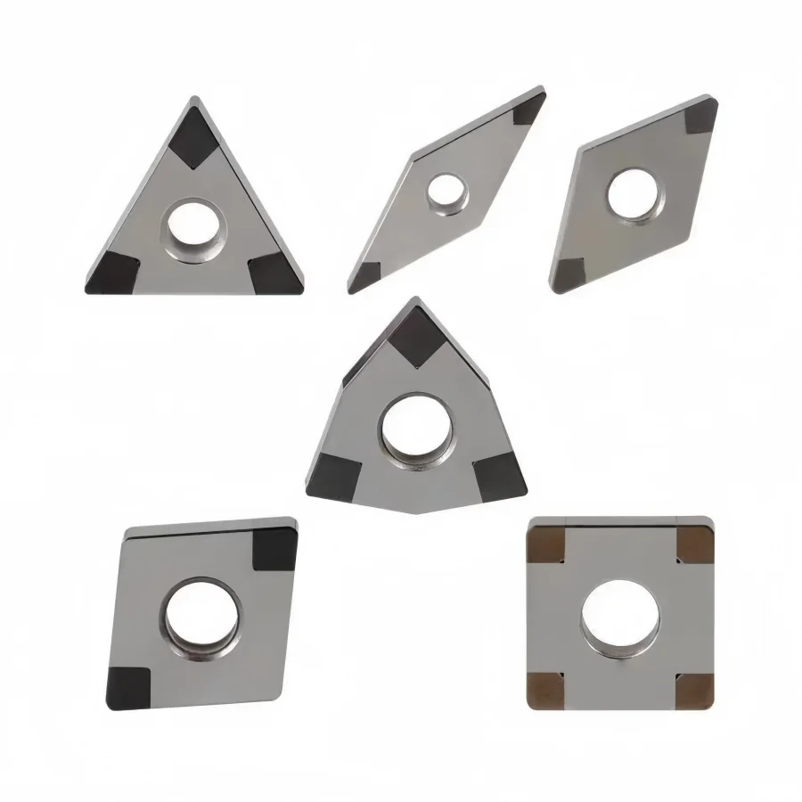 High Quality CBN Material TNGA WNGA CNGA VNGA DNGA Cubic Boron Nitride Indexable Turning Inserts for Steel and Cast Iron