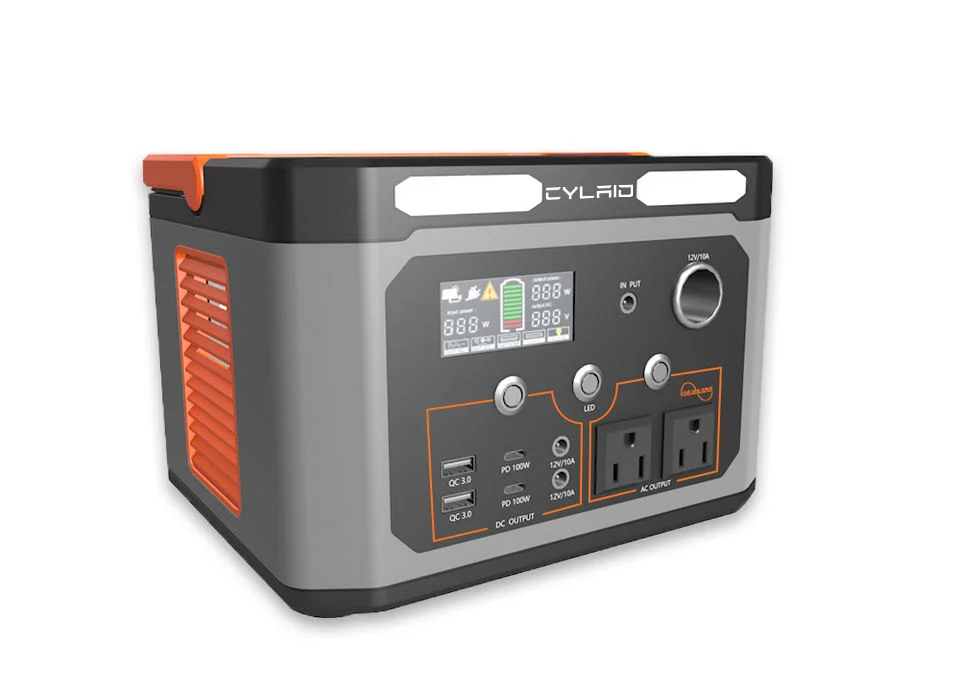 Outdoor AC110V/220V USB DC 5V/3A 1000w lifepo4 solar power bank generator portable power station