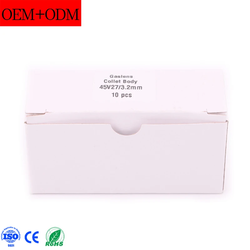 Medium Gas Lens 45V25 45V26 45V27 45V28 1.6mm  Assorted Size Fit WP17/18/26 TIG Welding Torch