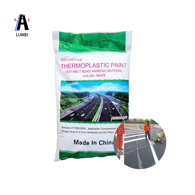 Yellow Road Marking Jotun Traffic Paint Red White Hot Applied Thermoplastic Line Painting