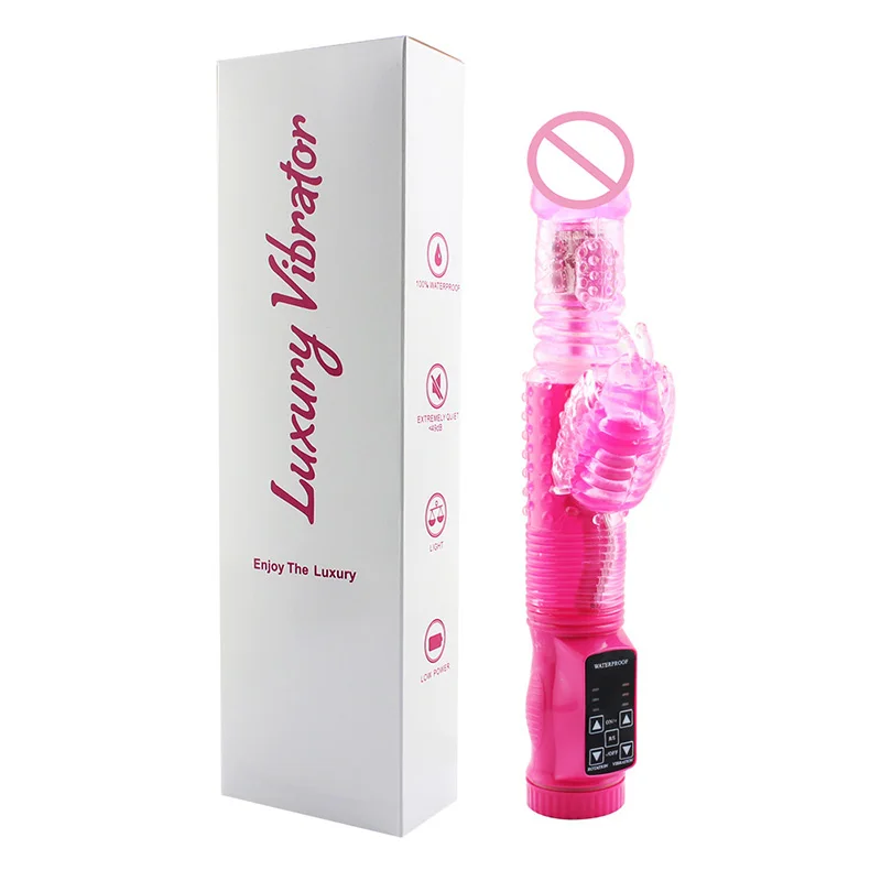 Amazon Hot Selling Rabbit Vibrator Sex Toys Viber Vagina Sex Electric Jelly Vaibrator For Adult Women