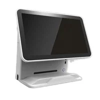 Famous Pos Factory Android Pos System with 15/17 inches dual screen with WIFI  and bluetooth