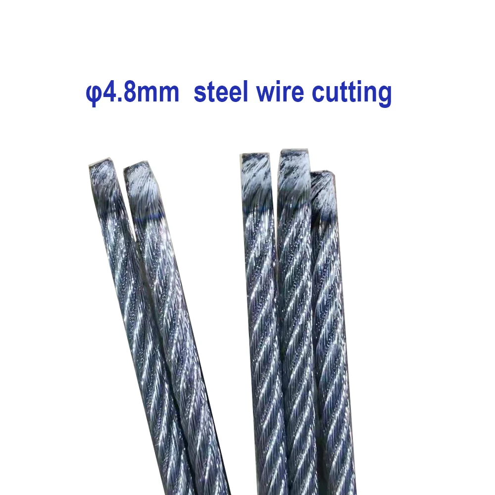 steel wire rope line cable fusing melting cutting machine