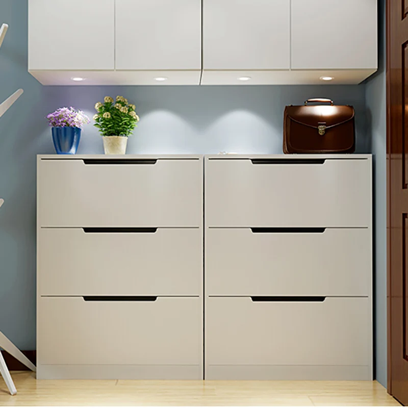 Современный поворотный шкаф для обуви WIREKING по заводской цене, ультратонкий деревянный поворотный шкаф для обуви, мебель для прихожей