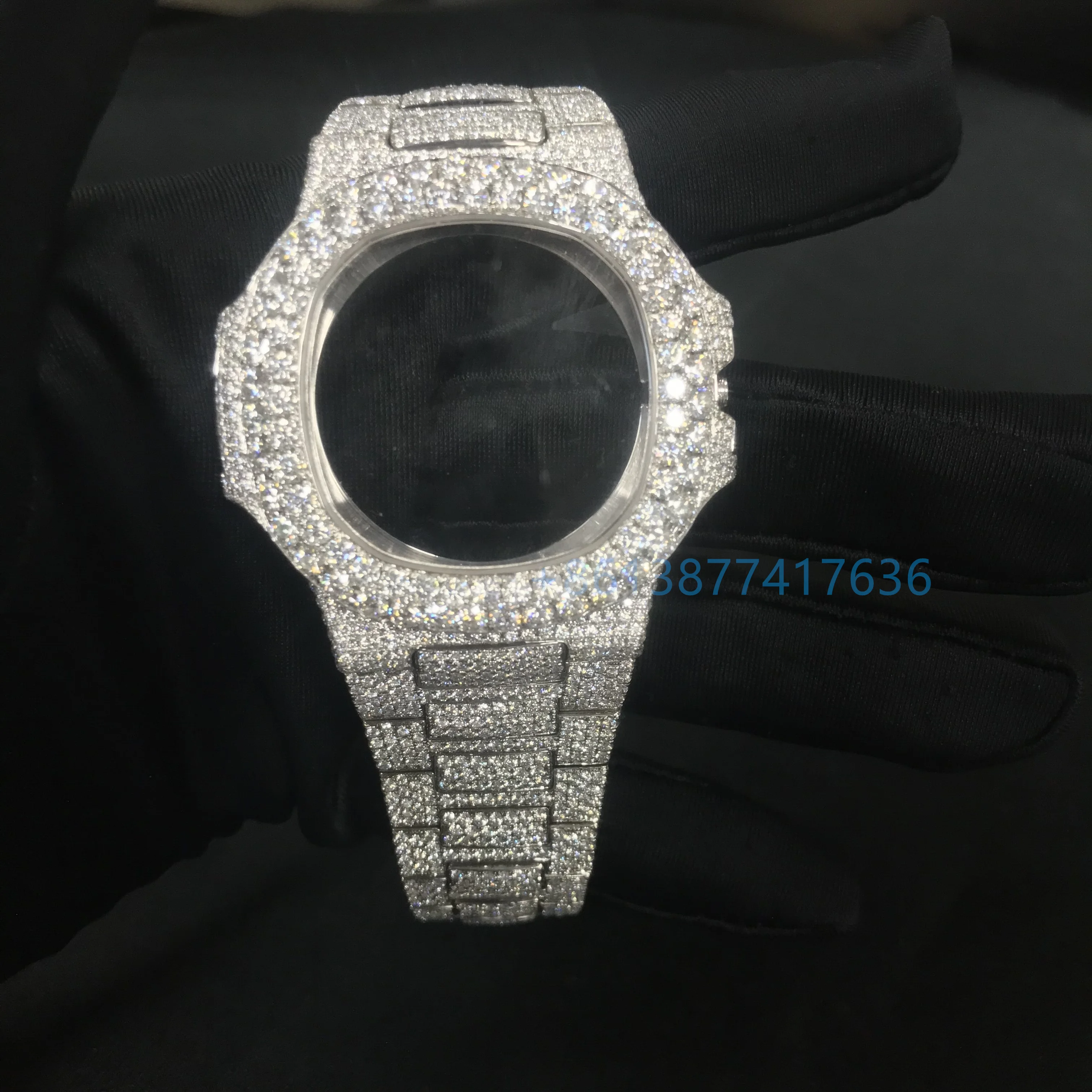  Заказные роскошные часы VVS Diamond Iced Out