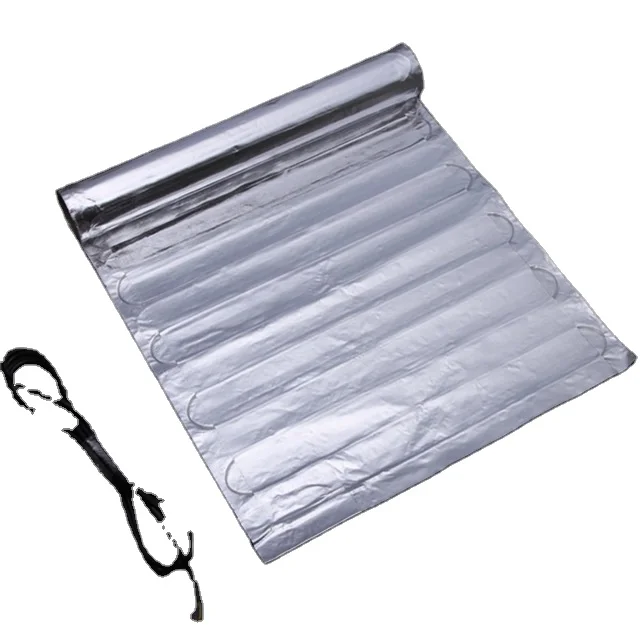 low cost aluminum foil electric heating mat 2021 under Wooden Floor Heating Film F mat