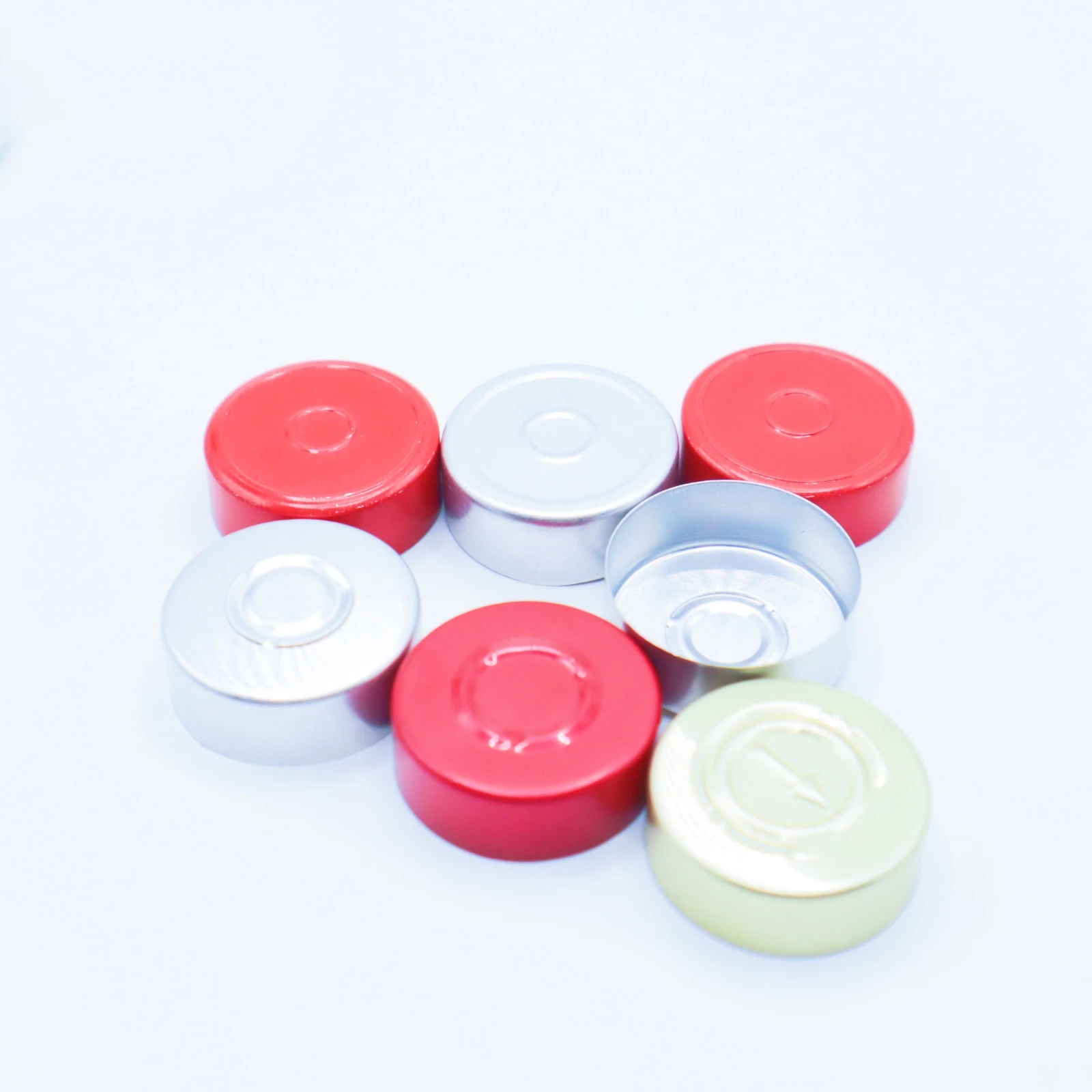 Source factory sales injection flip tear top cap medicinal aluminum cap Rubber stopper