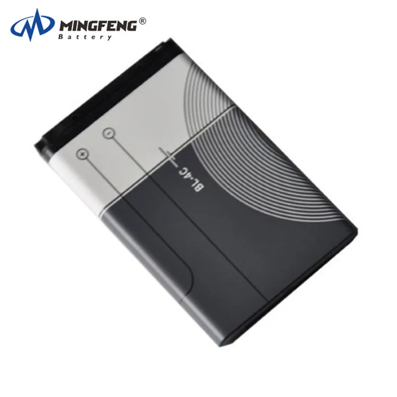 CE,FCC,RoHS certificate standard phone battery BL-4C for Nokia 6100 6300