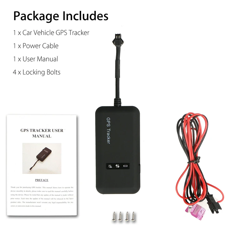 Car GPS Tracker GT02A Moto/e-bike tracking GPS Tracker Car GSM Vehicle Tracking Locator Real Time GPRS SMS Mini Tracker