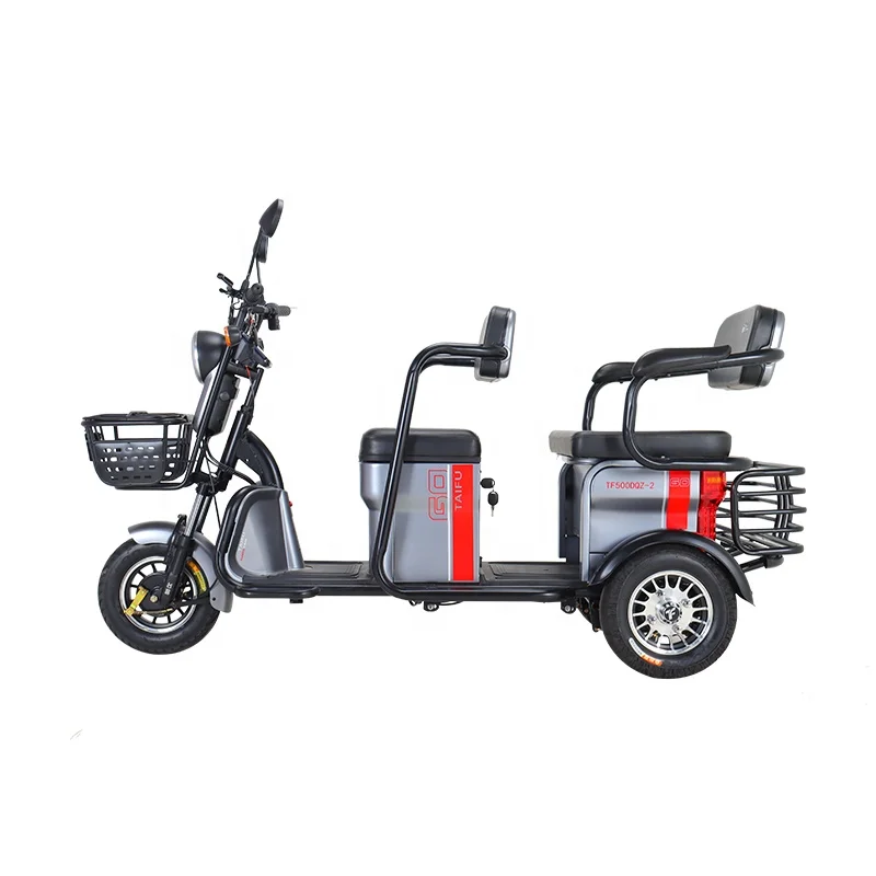 Удобные подлокотник; Большие размеры 35-85km выносливость бесщеточный 3-х колесный взрослых электрических трехколесных велосипедов велосипеда