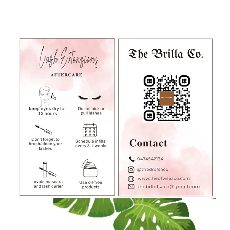 Business Card Thank You for Your Order Shopping Purchase Thanks Greeting Appreciation Gift Tag Card