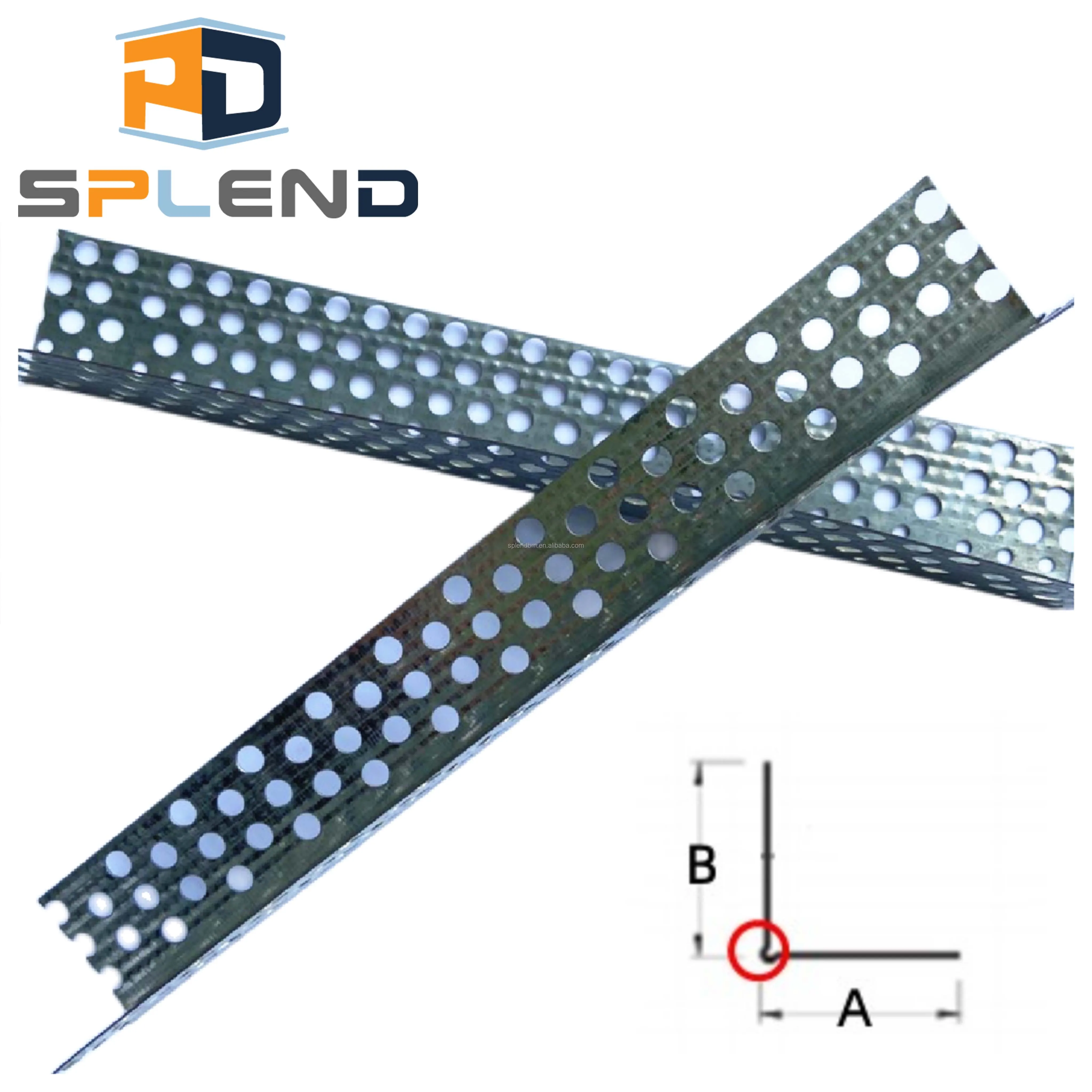 Galvanized Carbon Slotted L-Shape Angle Iron Bar Steel Ceiling Grid ComponentsCor-niere Acier Rack Brackets Shelf Bracing