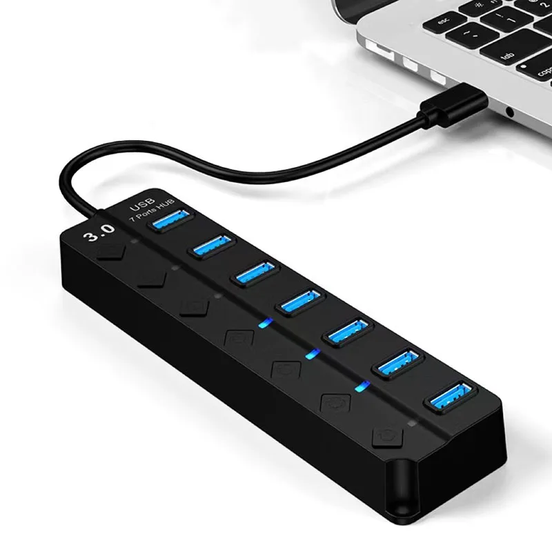 Док-станция для TYPE-C HDM концентратор 7 в 1 Расширенный док-станция SD/TF card reader устройство чтения карт USB 3 0