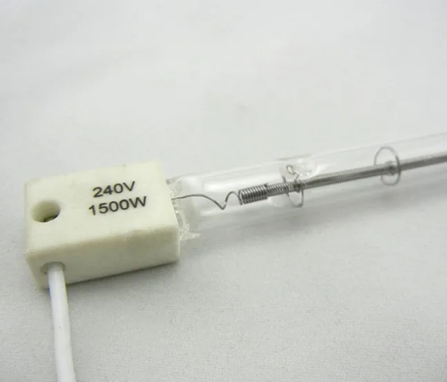 high power IR lamp tube  shortwave IR transparent  ceramic head infrared heating lamps