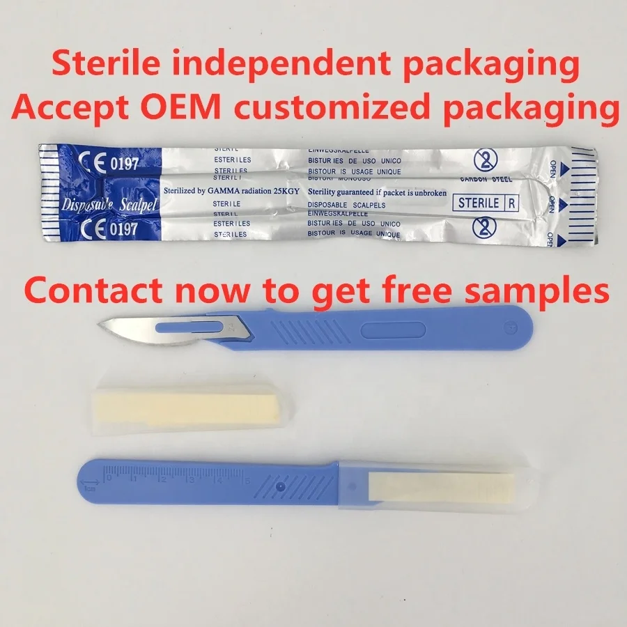 2023 Professional Surgical Blades Scalpel Handles Stainless Steel Dental Titanium Surgical Scalpel Handle medical equipment