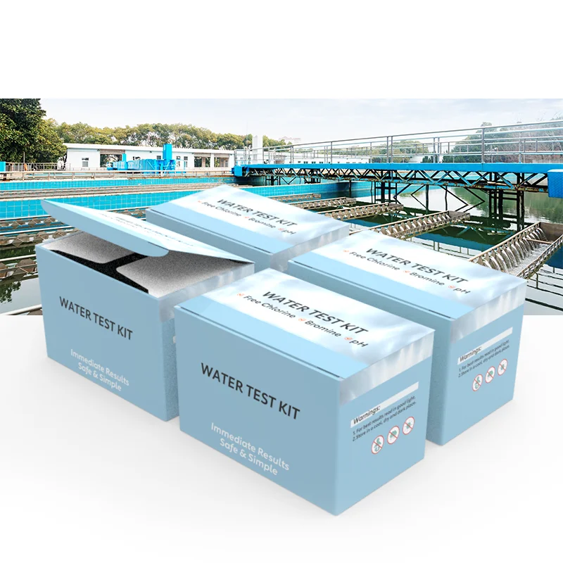 3-in-1 Water Test Kit for Swimming Pools & Spas Water Chemical Test Kit for pH, Total Chlorine and Total Bromine