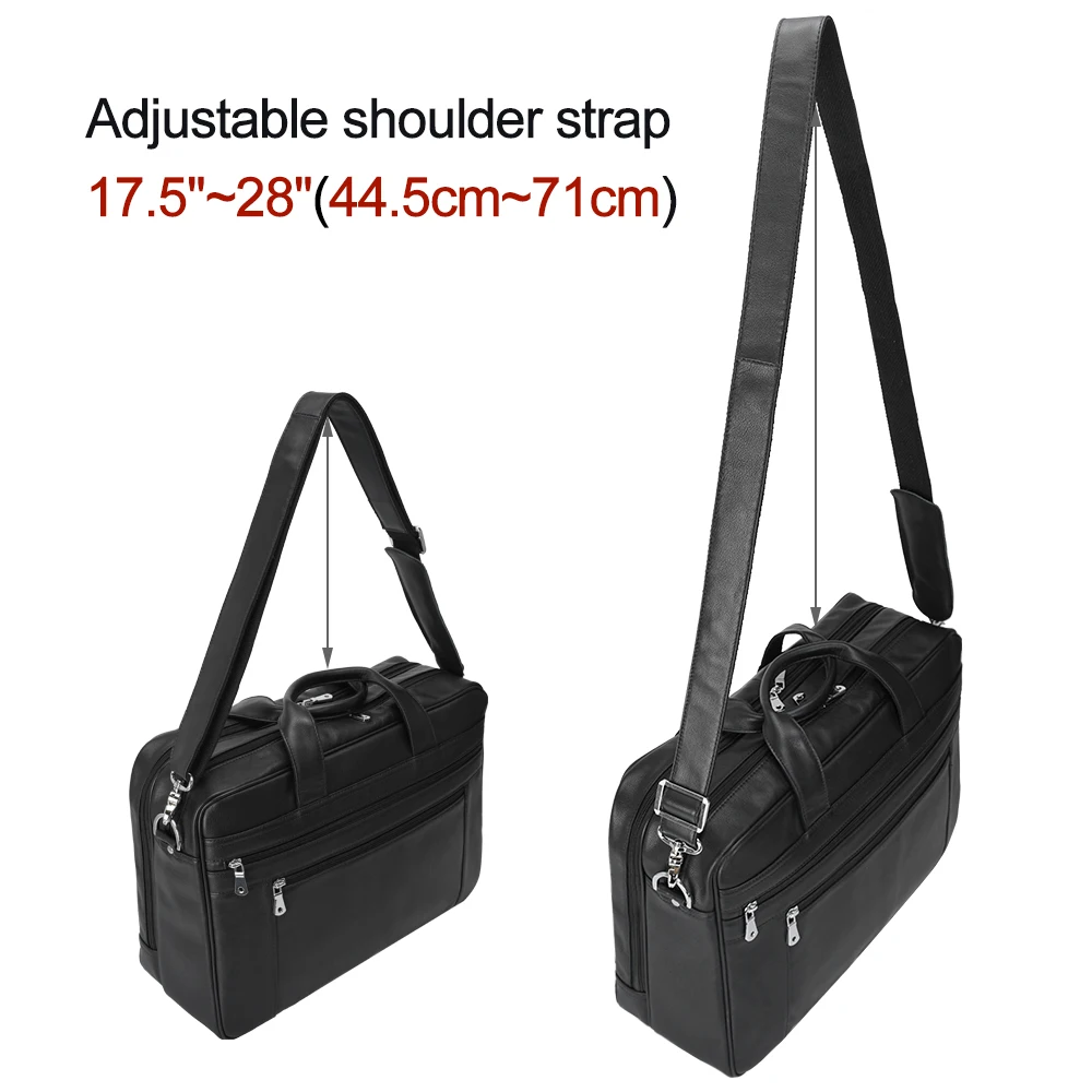 Мужской кошелек Tiding высокое качество цвета: черный для бизнеса; Мужская обувь на плоской подошве сумка адвокат читать из коровьей кожи Портфели кожаные портфели мужчин