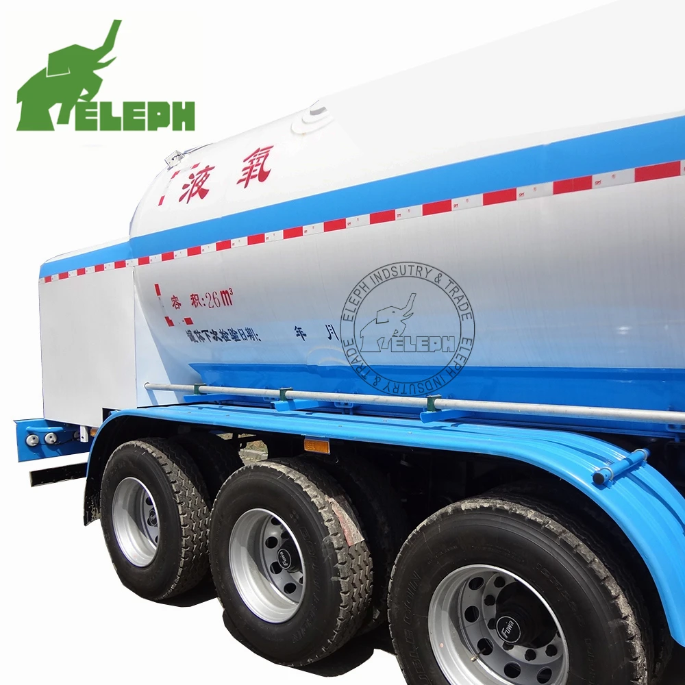 stainless steel lng plant gas storage tank semi trailer cryogenic tanker gas in kenya 07