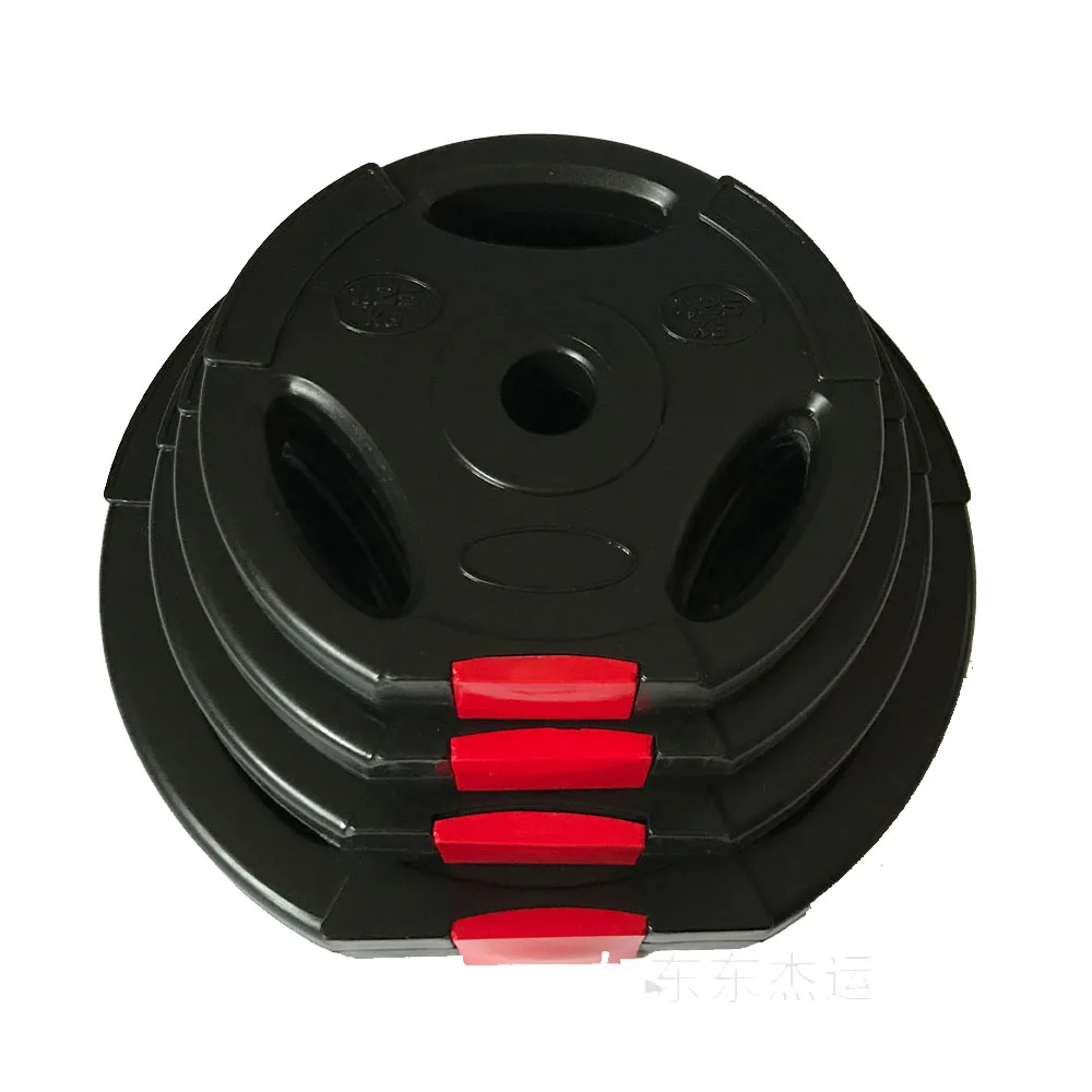 Wholesale weight bumper weight lifting 15kg set Cement Coated Weight Plate